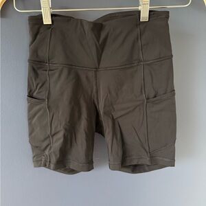 Lululemon Lululemon Fast and Free High-Rise Short 6" *Pockets - Black